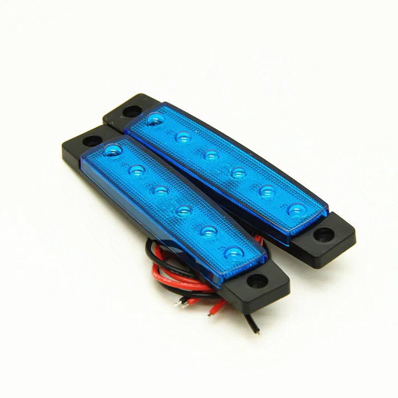 2 шт. 24V грузовик Внешнее освещение 12V 6 Автомобильный светодиодный SMD с