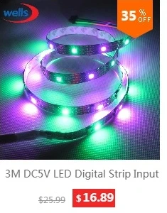 WS2812B умный светодиодный пиксель полосы 30/60/144 светодиодный s/m WS2812 IC SMD 5050 RGB светодиодный полосы света 1 М/4 м/5 м DC5V Водонепроницаемый/не Водонепроницаемый