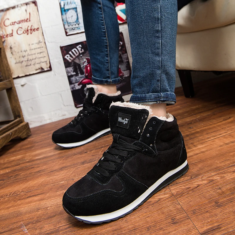 Men Shoes Fashion Winter Male Lace Up Brand Casual Plus Size | Обувь