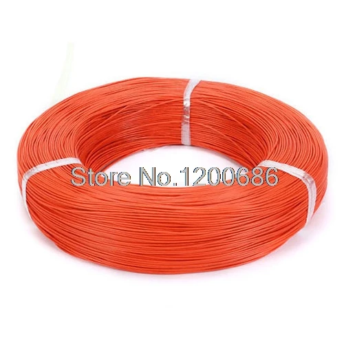 

10 meters UL1007 22AWG orange UL1007 Electronic Wire 22awg OD1.6mm PVC Electronic Wire Electronic Cable UL Certification