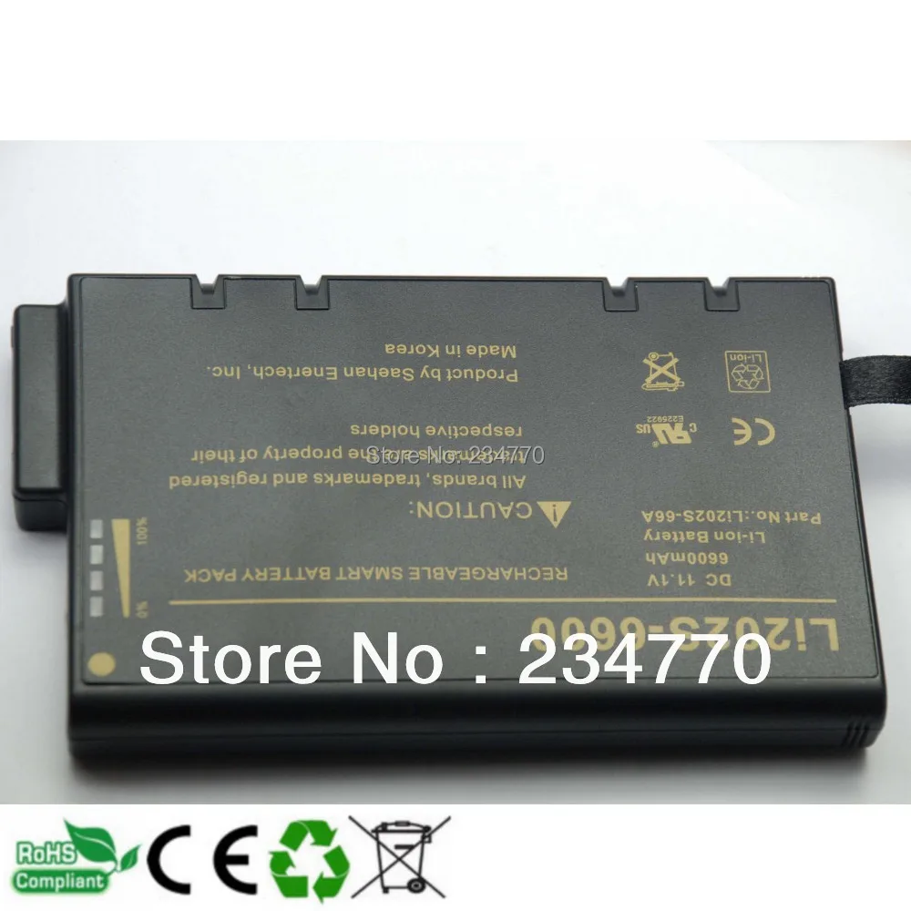 Замена для philips goldway аккумуляторная батарея ecg LI202S 6600 Li202S 60A медицинский