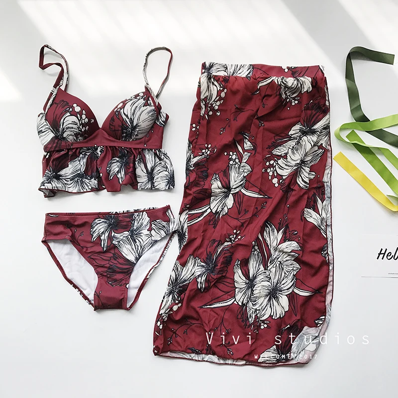 Maillot de bain femme 2018 танкини отжимать танцини набор купальник женский плюс комплект из