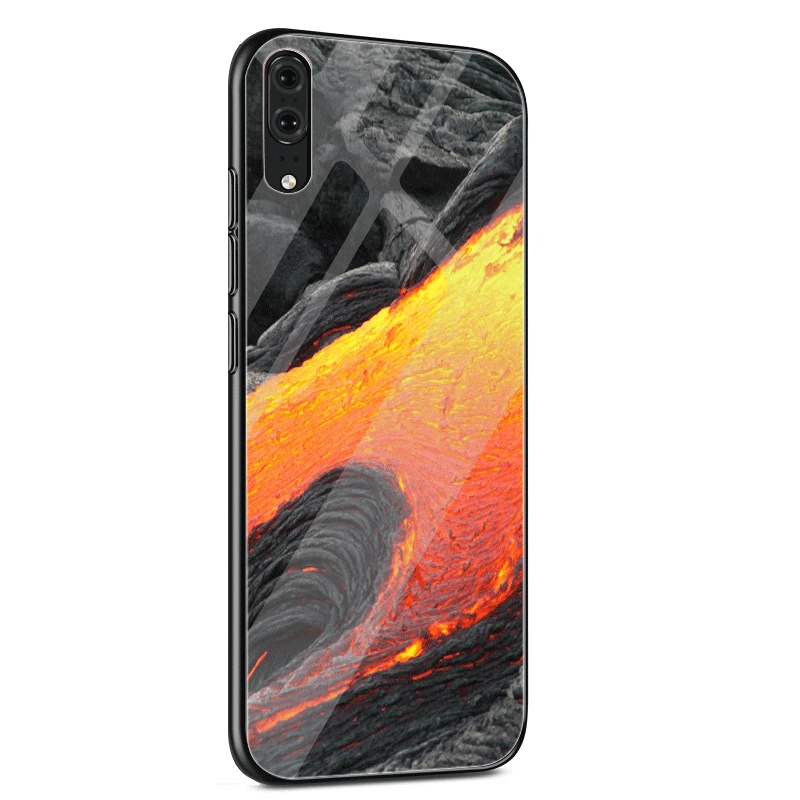 Чехол из вулканического стекла TPU для Huawei P30 P10 P20 P Smart Mate 10 20 Lite Pro Y6 Y9 Honor 7A 8X |