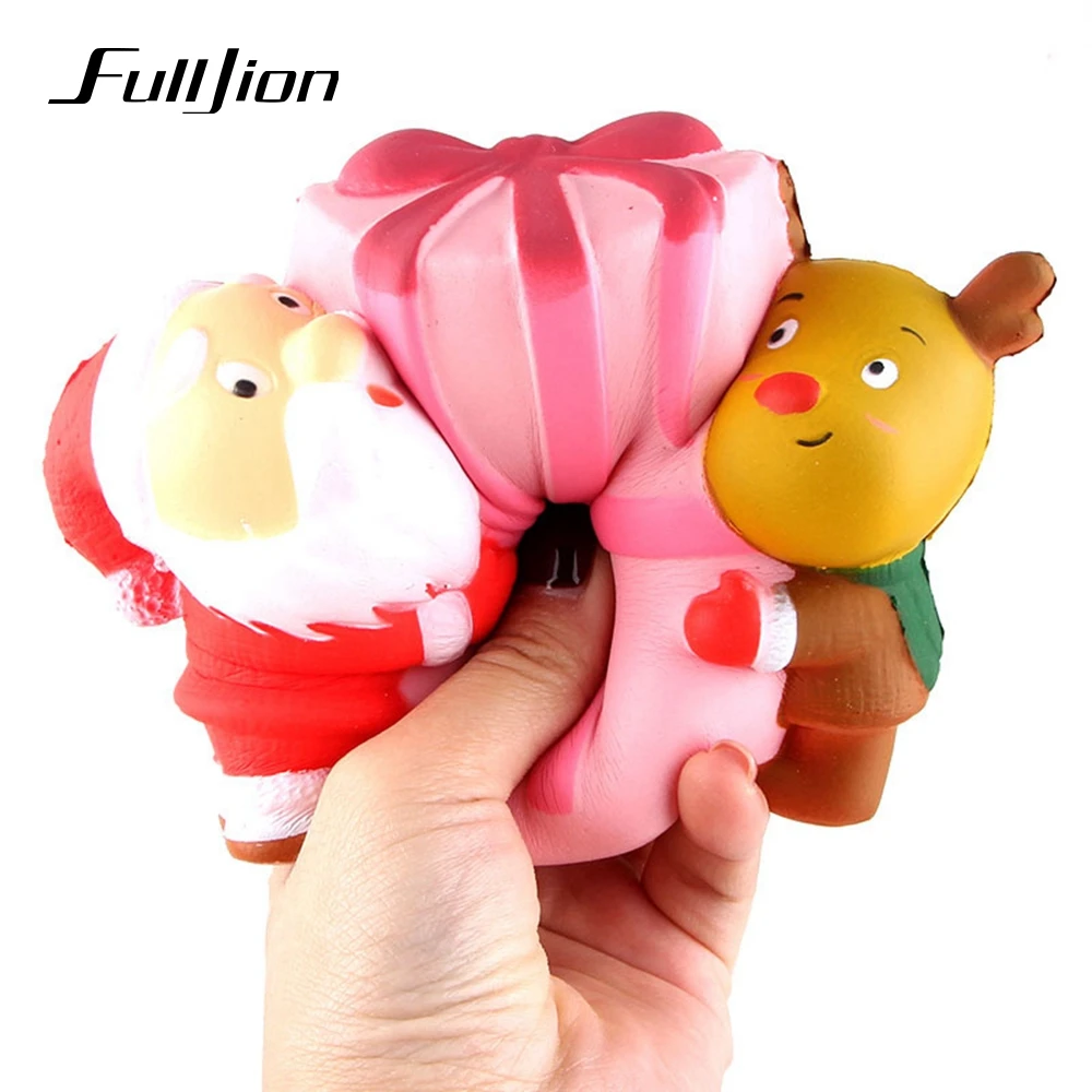 Fulljion Squishy рождественские подарки приколы розыгрышки Новинка кляп игрушки гаджет