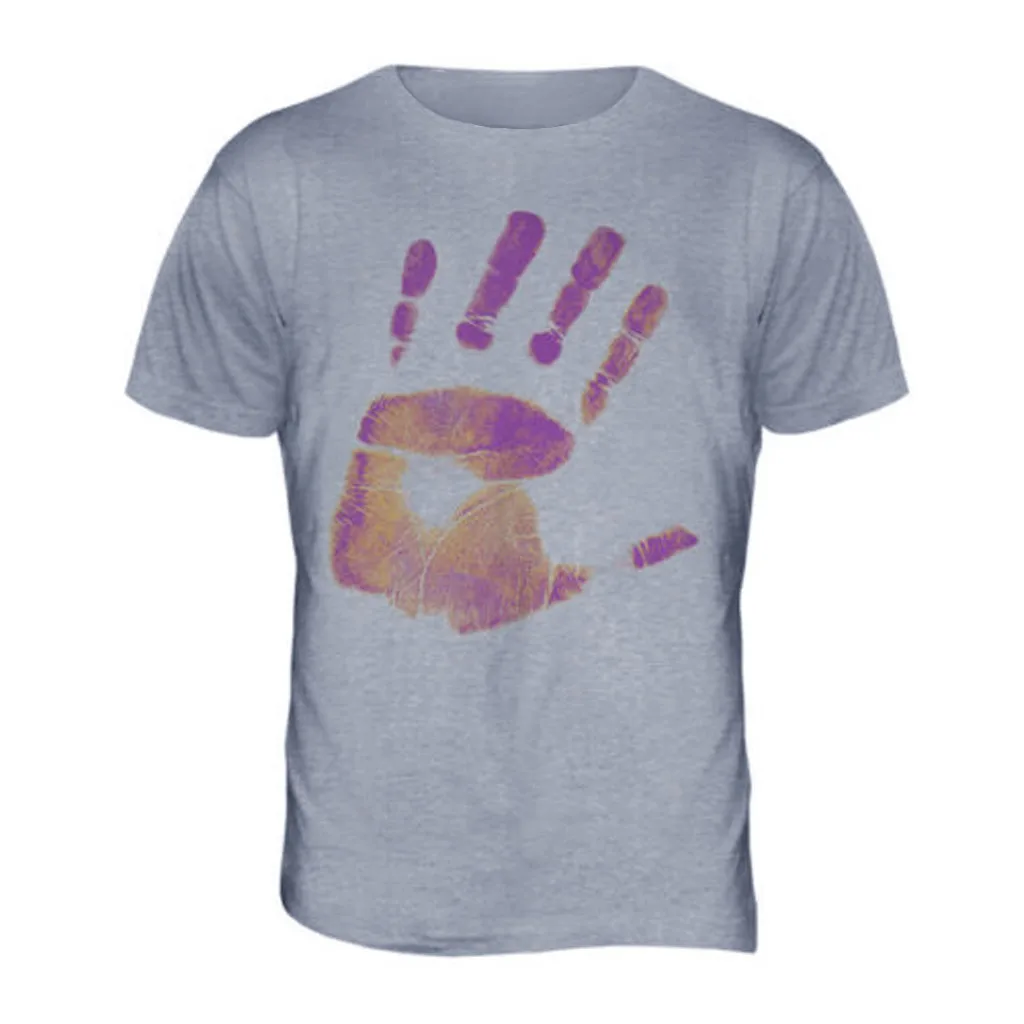 2019 Мужская футболка с отпечатком пальца мужская летняя хлопковая Футболка