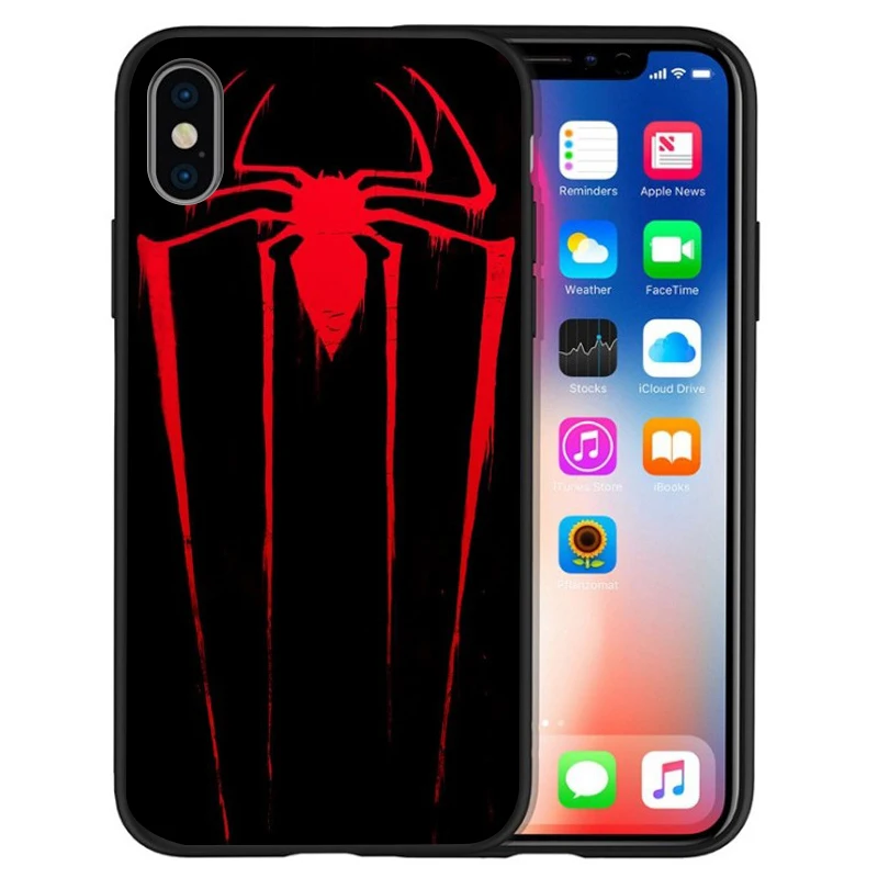 Чудо-яд Дэдпул Человек-паук Мягкий силиконовый чехол для iphone X XS Max XR 6 7 8 Plus 5S SE Черная защитная задняя крышка Fundas - Цвет: 05