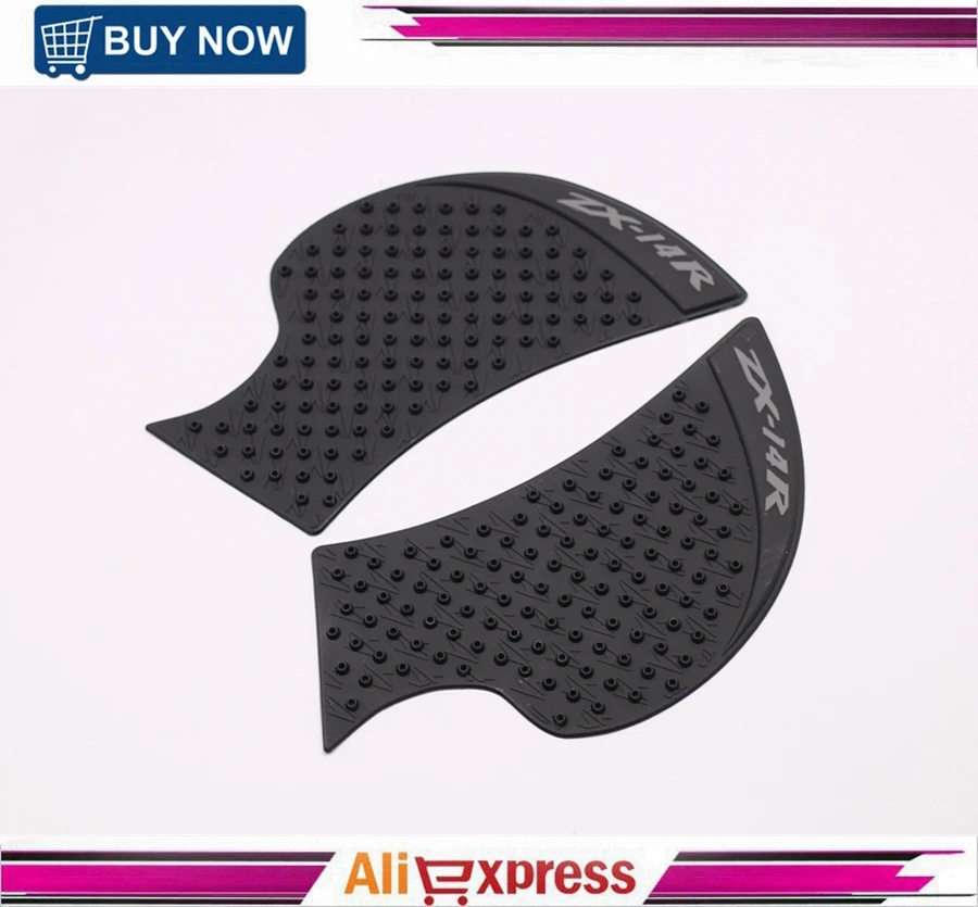 

For Kawasaki ZX14R ZX 14R 2006-2012 2013 2014 2015 Protector Anti slip Tank Pad Sticker Gas Knee Grip Traction Side 3M Decal