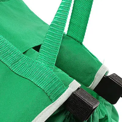 Складная сумка-тоут многоразовые большие сумки для хранения тележка на зажиме