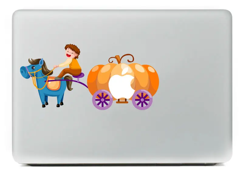 Виниловая наклейка на машину с изображением тыквы для вождения маленького