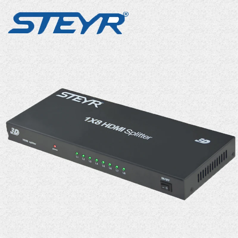 STERY HDMI Split ter Full HD 1080p 4K * 2K Video 1X8 1 в 8 Out двойной дисплей для DVD PS3 Xbox Monitor HDTV |