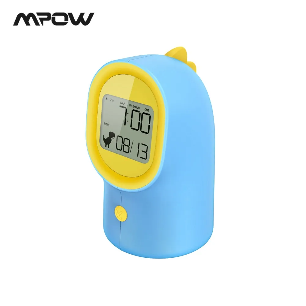 Mpow HM351 милый цифровой будильник для светодио дный часы Sleep Trainer 3 уровня яркости 2