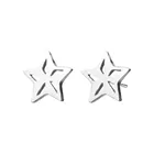 Женские серьги со звездами OUFEI, серьги-гвоздики из нержавеющей стали с кристаллами, рождественские украшения