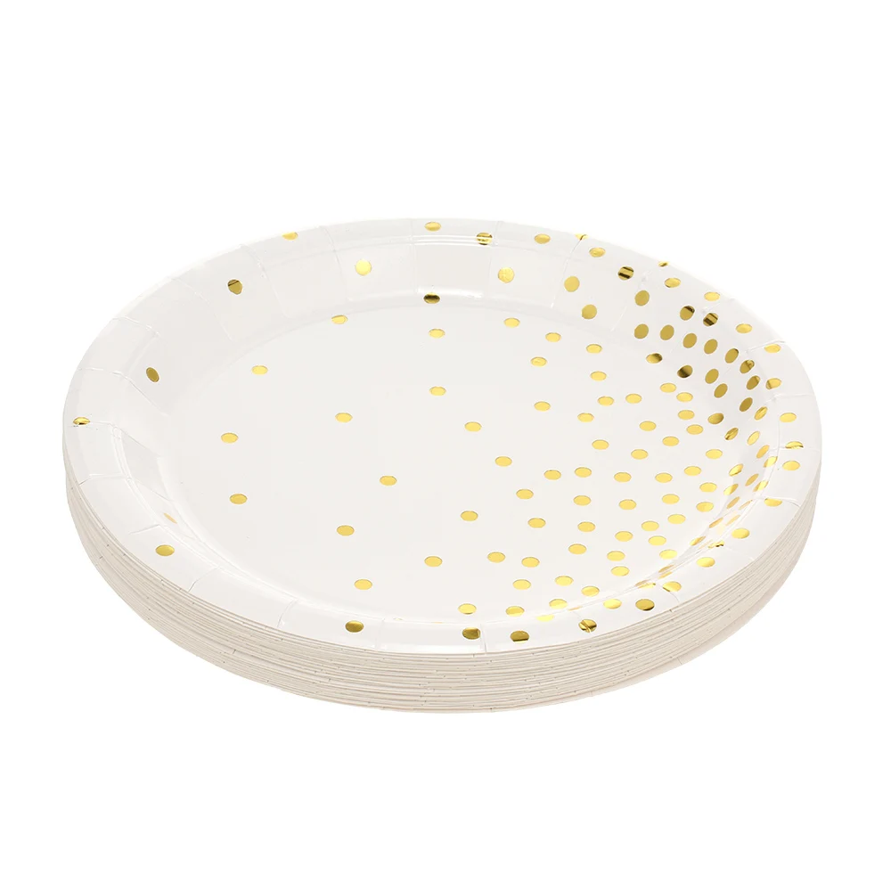 90pcs/set Disposable Tableware Party Supplies Colorful Paper Cups&Plates for Festival Christmas Wedding Birthday Decoration Drop