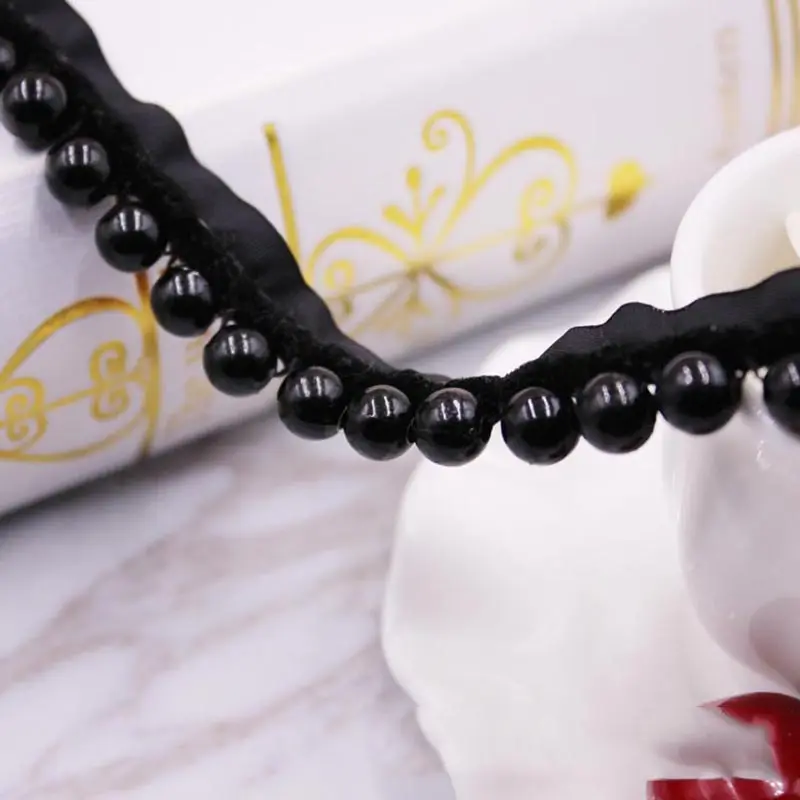 10 ярдов DIY аксессуары перламутровая кружевная лента с кисточками хлопок кисточки отделка бахрома для шитья простыня одежда шторы украшения