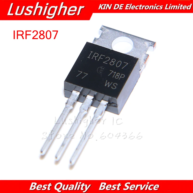 

Новый оригинальный МОП-транзистор IRF2807 TO-220 IRF2807PBF TO220, 10 шт.