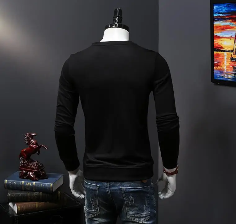 Новый осень-зима Толстовки Толстовка для Для мужчин 3D печать хип-хоп Sweatershirts