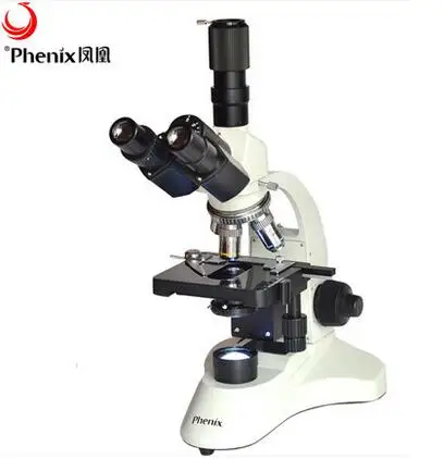 Бесплатная доставка Феникс 1600X Биологический микроскоп может соединиться с