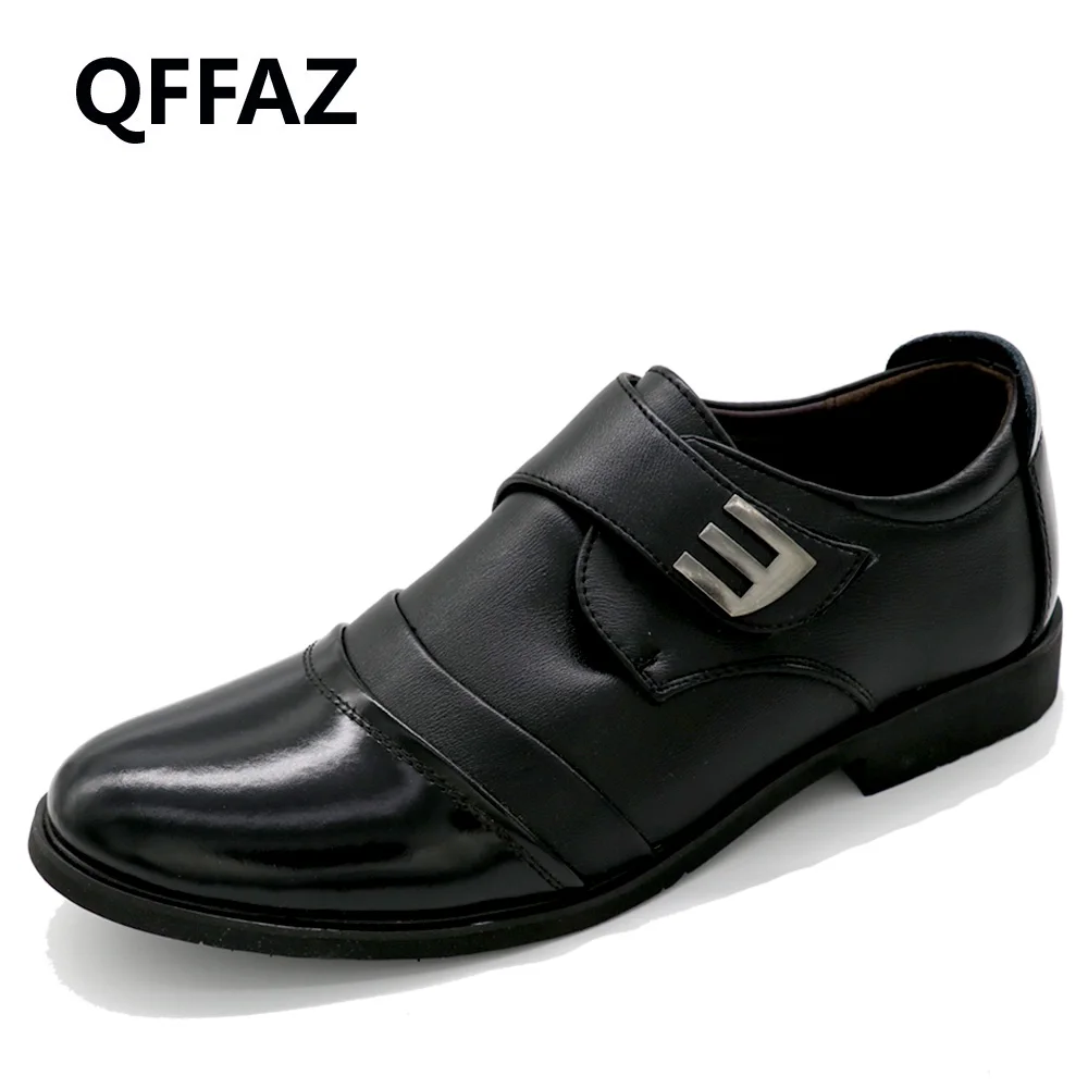 QFFAZ/модные кожаные туфли Мужские модельные sapato masculino оксфорды ручная работа