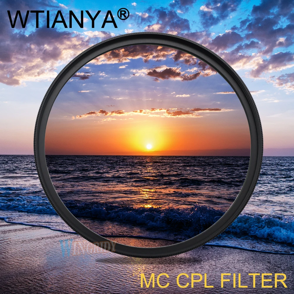 43 мм фильтр объектива MC CPL круговой поляризационный DMC Multi-Coating CIR-PL тонкий