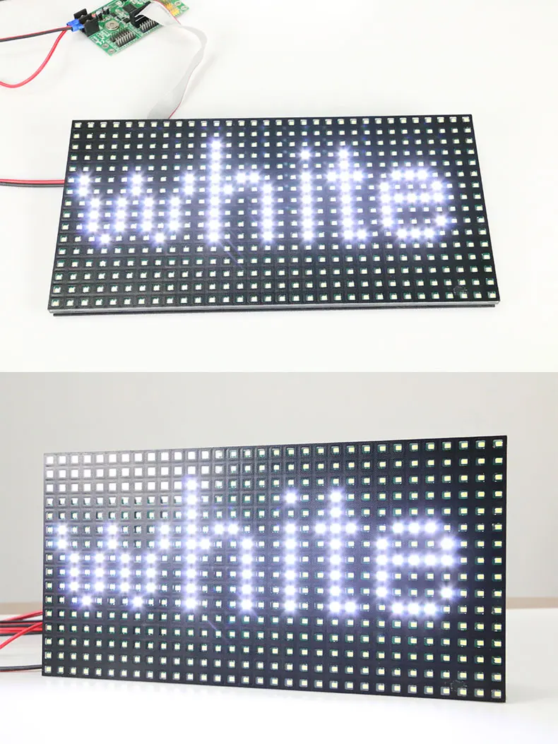 Бесплатная доставка DIY LED moving sign 20 шт. Новый P10 SMD наружный Белый светодиодный