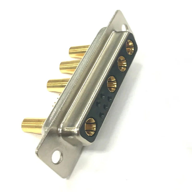

connector Car needle type 9W4 5+4 D-SUB mother head Female welding wire type full gold large current