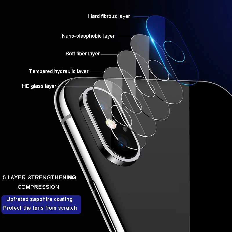 Защитное стекло для объектива камеры закаленное Xiaomi mi 8 9 lite se pocophone F1 redmi GO 7 5