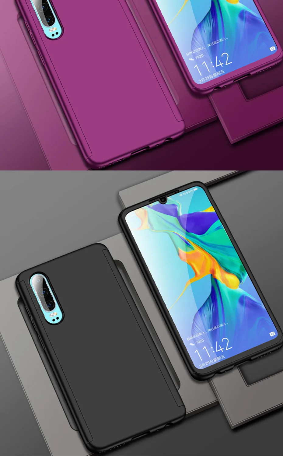 360 Полный чехол для телефона huawei Honor 20 чехол противоударный чехол для Honor 20Pro 8 9 10 Lite 8S 8C 8X 8A Передняя и задняя оболочка