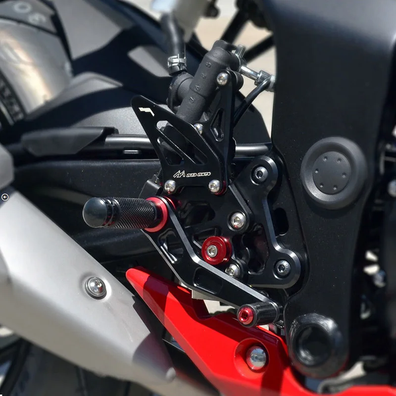 Мотоцикл Rearsets для Suzuki GSXS750 2015-2020/GSR750 2011-17 регулируемая подножка подножки