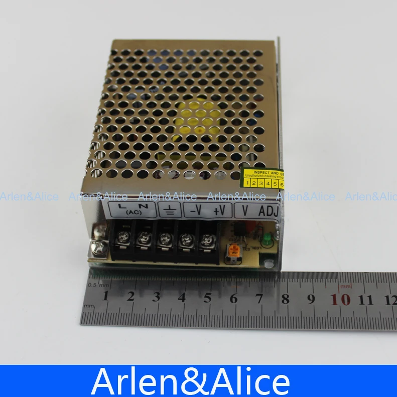 60 Вт 15В 4А небольшой объем одиночный выход импульсный источник питания для