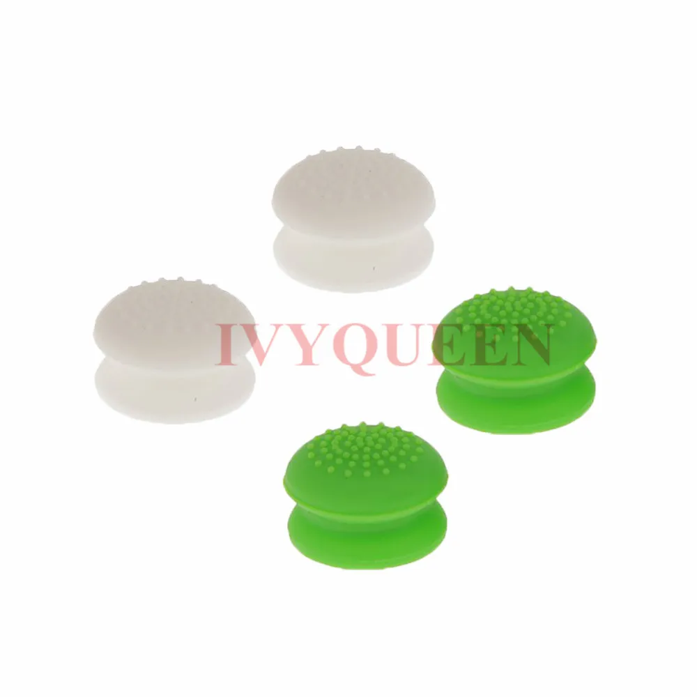 2 Green 2 White IVYUEEN 4 шт. силиконовые аналоговые палочки для большого пальца расширители ручки для Playstation 4 PS4 Pro тонкий контроллер для PS3 колпачки для XBox 360 - Цвет: 2 Green 2 White