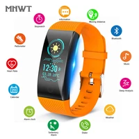men orange smart bracelets mnwt brand bracelet wristband bluetooth heart rate message reminder sleep monitoring for ios android