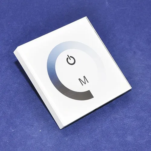 DC12-24v led touch panel dimmer with power and mode button color circle single brightness adjust controller wholesale | Лампы и
