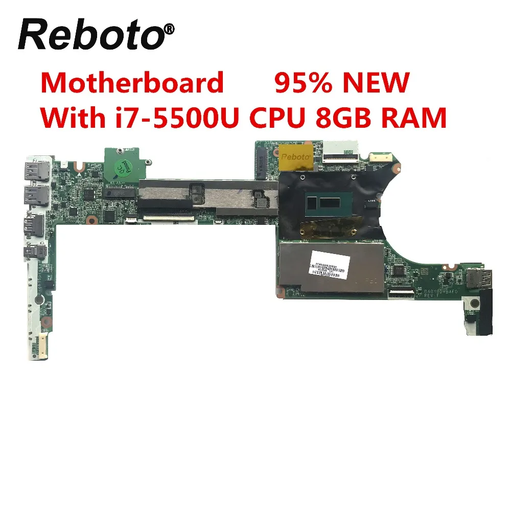 Для hp X360 G1 13-4000 Материнская плата ноутбука 801505-601 801505-501 801505-001 аккумулятор большой емкости с i7-5500U Процессор 8 Гб Оперативная память DA0Y0DMBAF0 мб тестирование