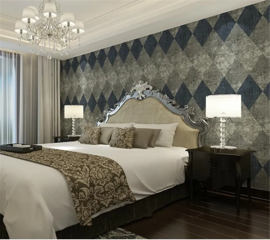

Beibehang American Retro Nonwovens Wallpaper Living Room Cafe Hotel KTV TV background wallpapers for living room murals paper