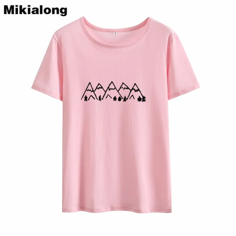 Миссис win Hills графических тройников Для женщин Hipster корейский стиль футболки