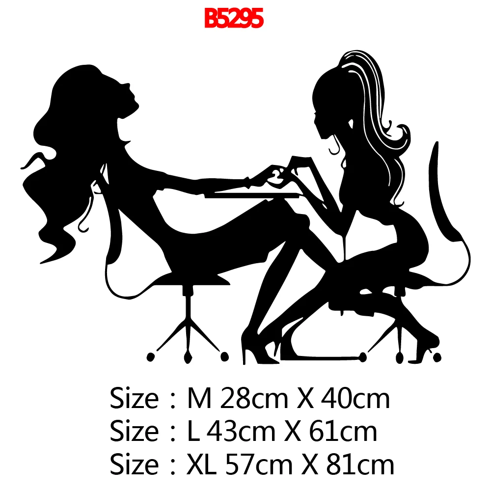 Необычная Виниловая наклейка для украшения салона красоты | Дом и сад