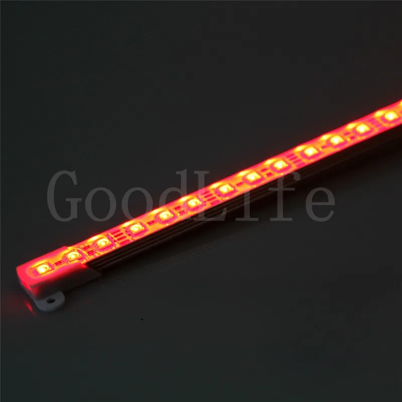 5 шт. светодиодный бар светильник 5050 RGB светодиодный бар светильник DC12V 36 светодиодный s 50 см IP68 Водонепроницаемый аквариумная лампа, получившая сертификат Европейского светодиодный жесткий полосу светильник