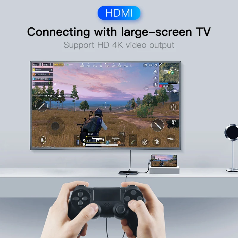 Baseus USB C концентратор к USB 3,0 HDMI RJ45 адаптер для MacBook Pro Air мульти Тип C концентратор с беспроводной зарядкой для iWatch USB-C концентратор