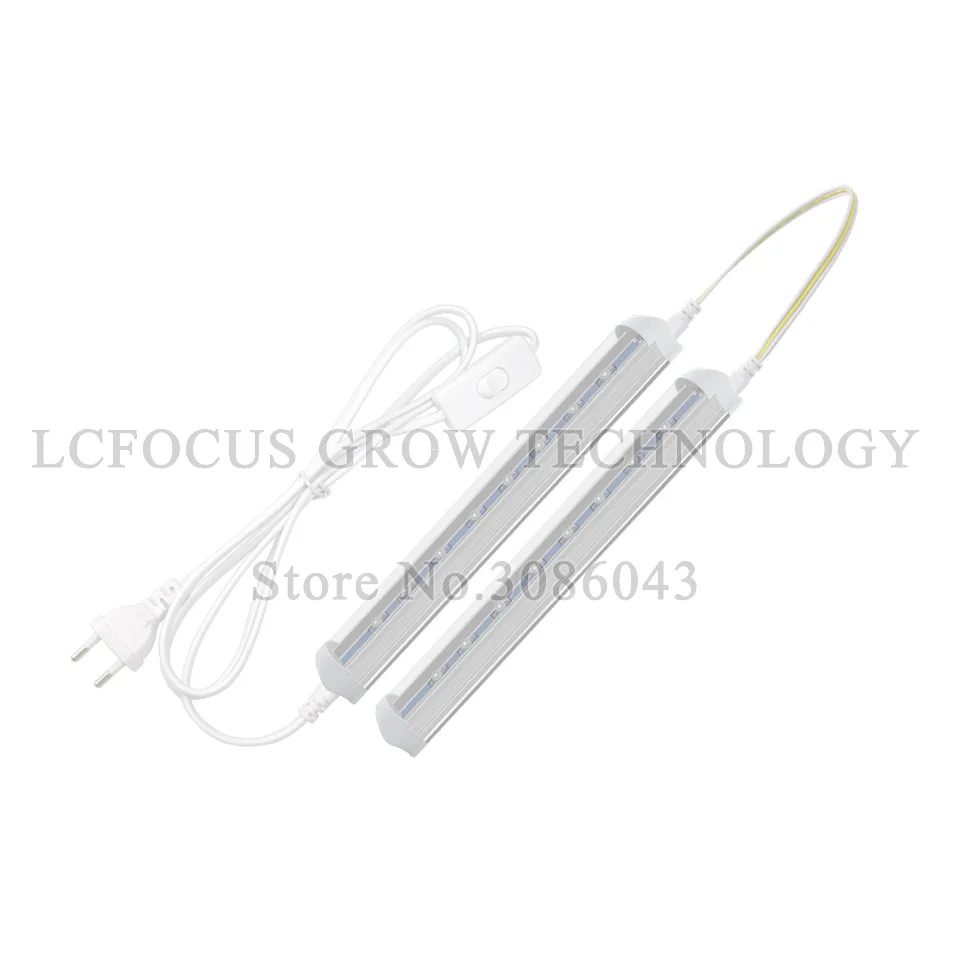 Высокомощная Светодиодная лампа 24 Вт UVA 390-395nm 3 COB T8 85-265 в для суккулент плод