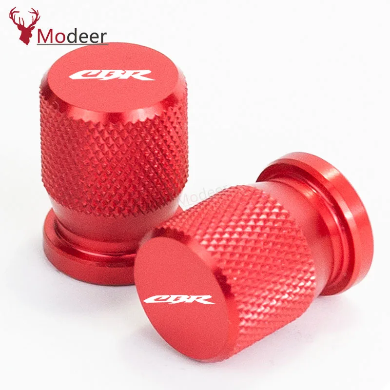 Red Для HONDA CB R CBR 600F CBR600 F2 F3 F4 F4i Все Год аксессуары для мотоциклов колпачки для колесных шин алюминиевые воздухонепроницаемые крышки с ЧПУ - Цвет: Red