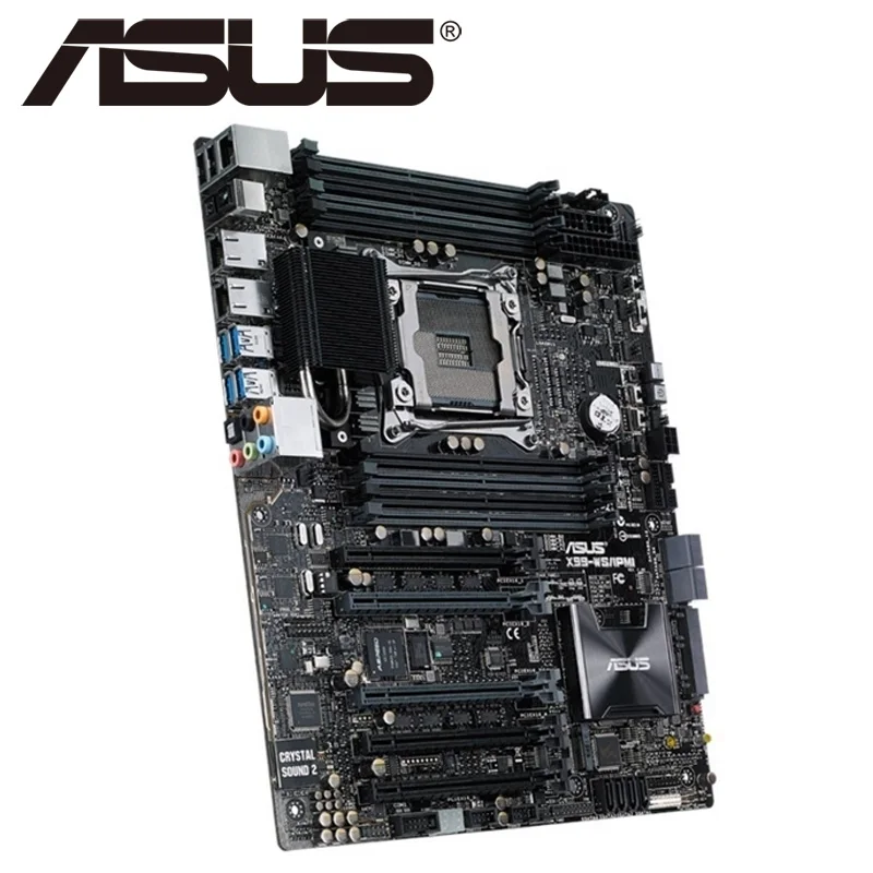 Asus X99-WS/IPMI Desktop Motherboard X99 Socket LGA 2011-V3 i7 X DDR4 128G ATX UEFI BIOS Original Used Mainboard On Sale | Компьютеры и
