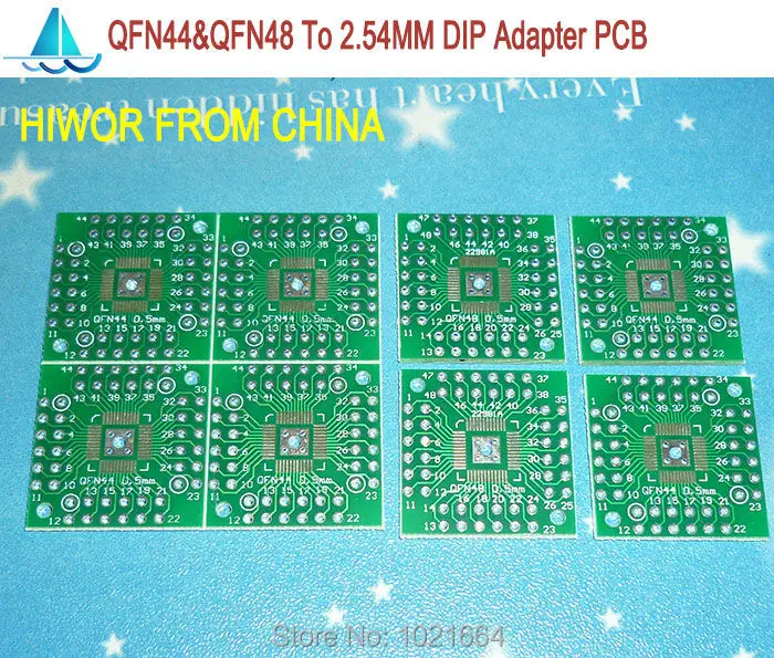 20 шт./лот QFN44P &amp QFN48P к DIP48Pin SMD адаптер для DIP PCB Pinboard конвертер | Электронные