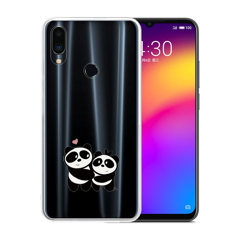 Мягкий силиконовый прозрачный ТПУ чехол для Meizu 16S Pro Note 9 M8 M6 15 Lite 16 черный красный