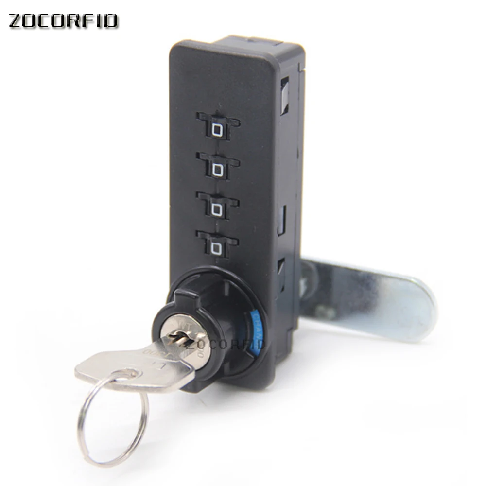 Замок для шкафа 4 знака черный|locks for boxes|locks cabinetslock code |