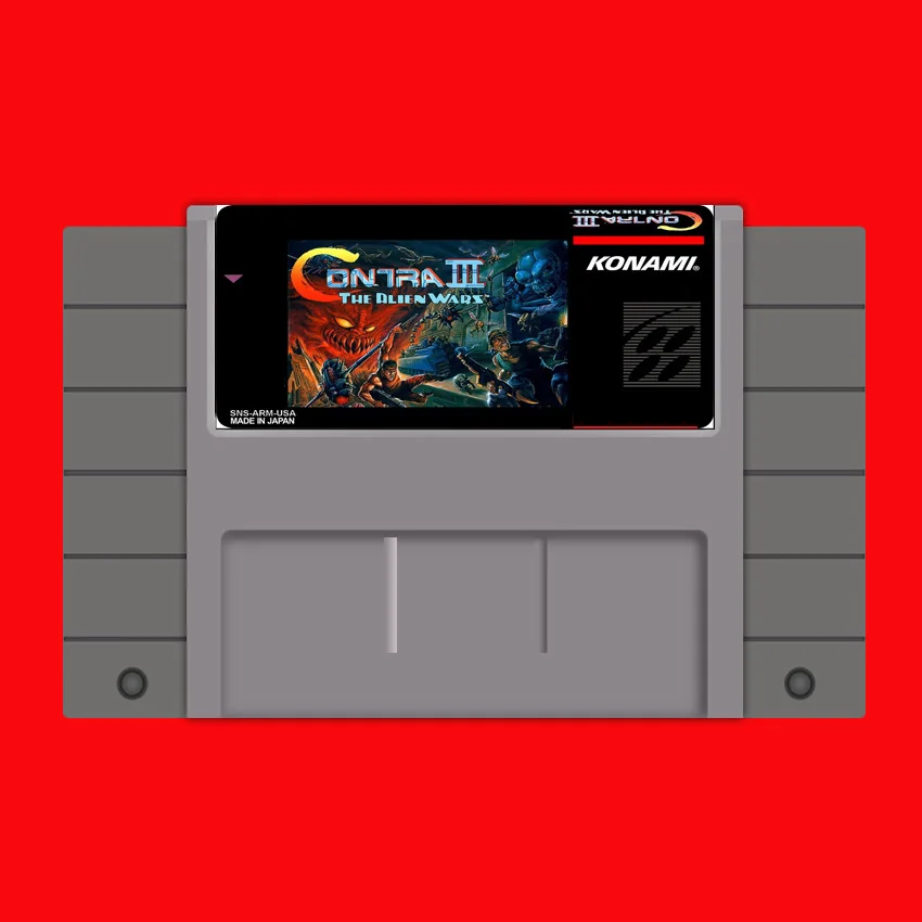 Против III-Alien Wars 16 бит большой серый карточная игра для США NTSC игры | Электроника