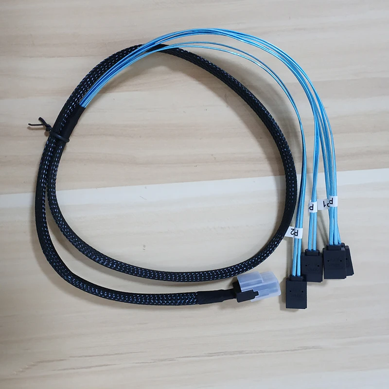 1 шт. 80 см Mini SAS SFF 8087 4i 36P от до 7P SATA * 4 с кабелем защелки|sff 8087|mini sassff-8087 to sata |