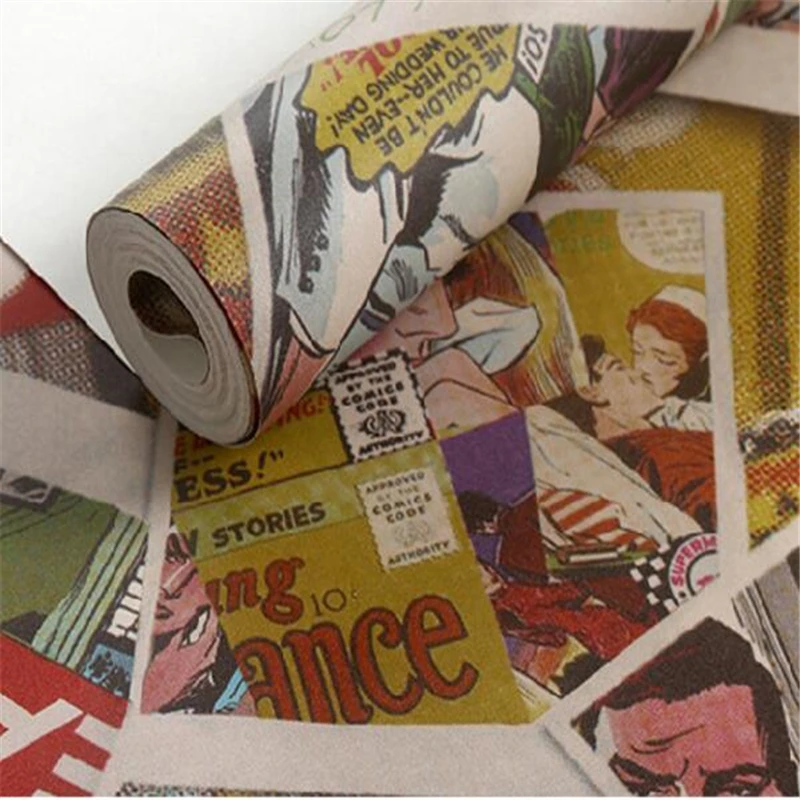 Wellyu 3D крутой персональный Английский алфавит старые плакаты настенная бумага