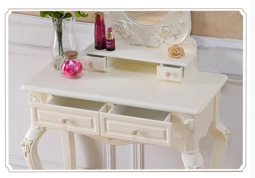 European dressing table bedroom modern minimalist dressing table small apartment variety 50/60/70/80 mini dressing table