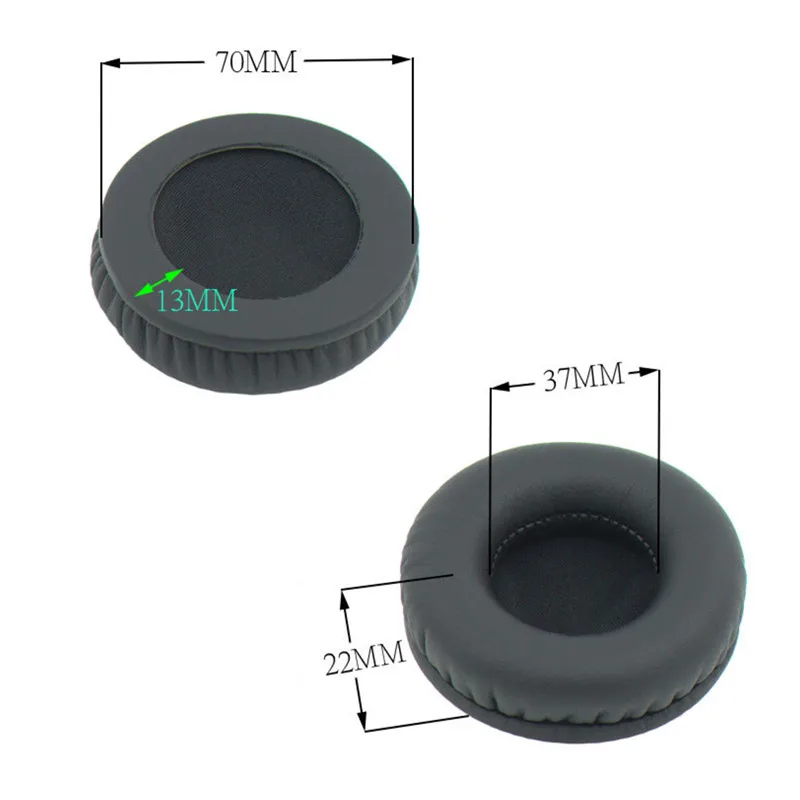 70 мм общие Премиум пенопластовые амбушюры для Sony MDR-V150 MDR V250 V300 Sennheiser HD25 HD25SP
