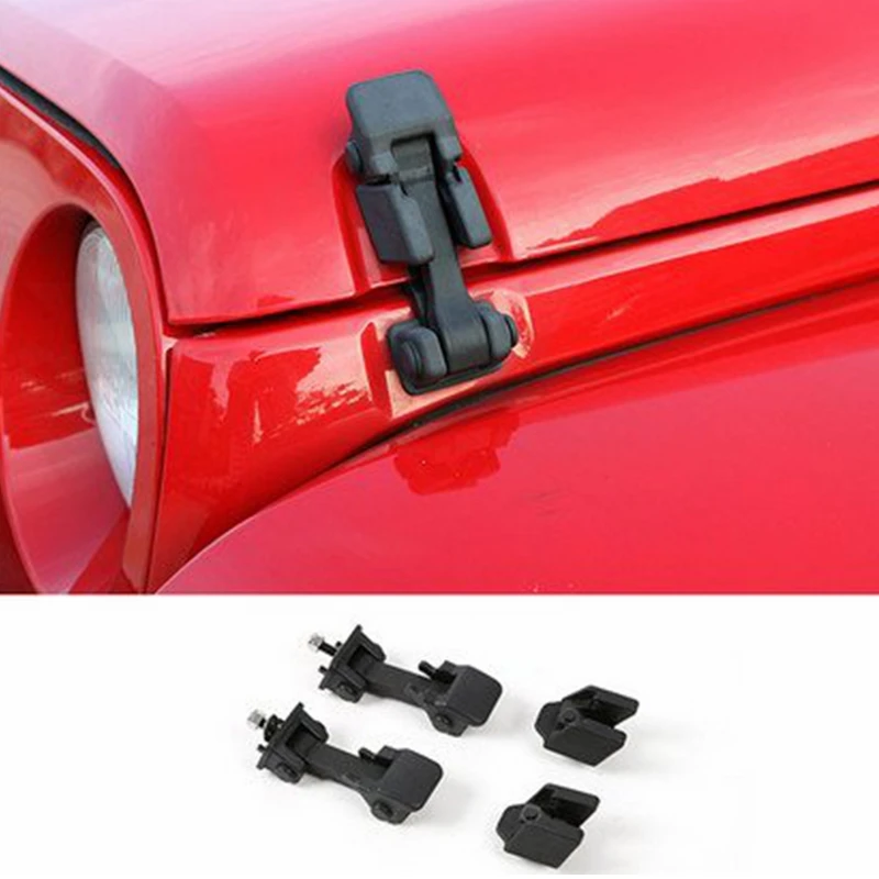 Для 2007-2017 Jeep Wrangler JK двигатель Нижний капот защелка верхние капоты замок кронштейн
